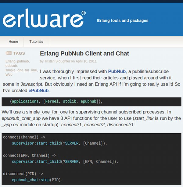 Erlang <pub>PubNub</pub> Client and Chat