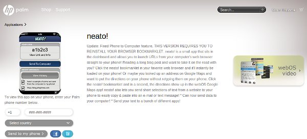Neato! webOS Palm Pre