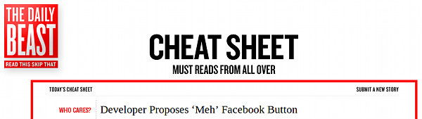 The Daily Beast: Facebook 