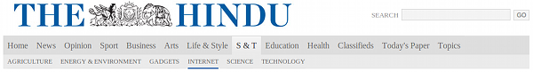 The Hindu: Too Bored to Comment?